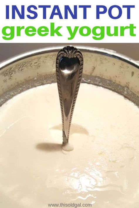 Instant Pot Greek Yogurt, Instant Pot Yogurt Recipe, Keto Approved Foods, Instant Pot Yogurt, Thick Yogurt, Creamy Yogurt, Dairy Desserts, Homemade Yogurt, Instant Pot Dinner Recipes