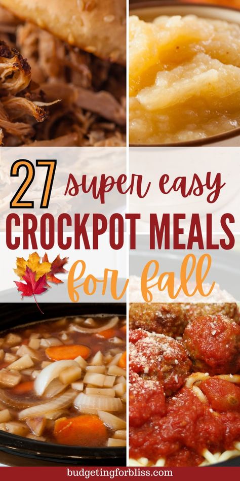 Easy Dump And Go Crockpot, Meals For Fall, Dump And Go Crockpot, Easy Crockpot Meals, Fall Slow Cooker, Crockpot Dump Recipes, Fall Slow Cooker Recipes, Fall Crockpot, Fall Crockpot Recipes