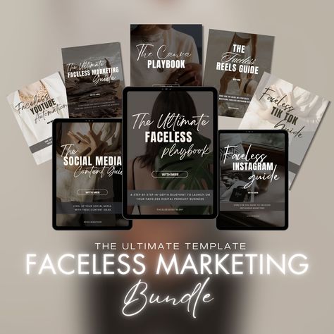 @DigitalSky Simply Passive, Faceless Account, Faceless Marketing, The Faceless, Instagram Guide, Selling Digital Products, Make Passive Income, Promotional Image, Marketing Guide