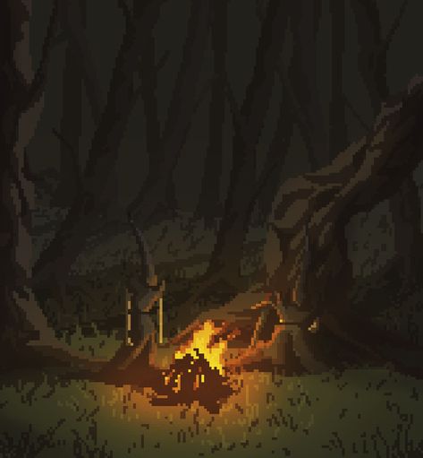 Pixel Art Camping, Campfire Gif, Funny Vines Youtube, Batman Comic Wallpaper, Gift Video, Gif Background, Banner Material, Cherry Blossom Japan, Cool Pixel Art