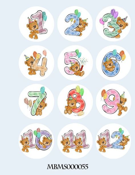 Baby Birth Cards, Baby Shower Images, Teddy Pictures, Kids Teddy Bear, Baby Month Stickers, Monthly Baby Pictures, Baby Art Projects, Milestone Stickers, Monthly Baby