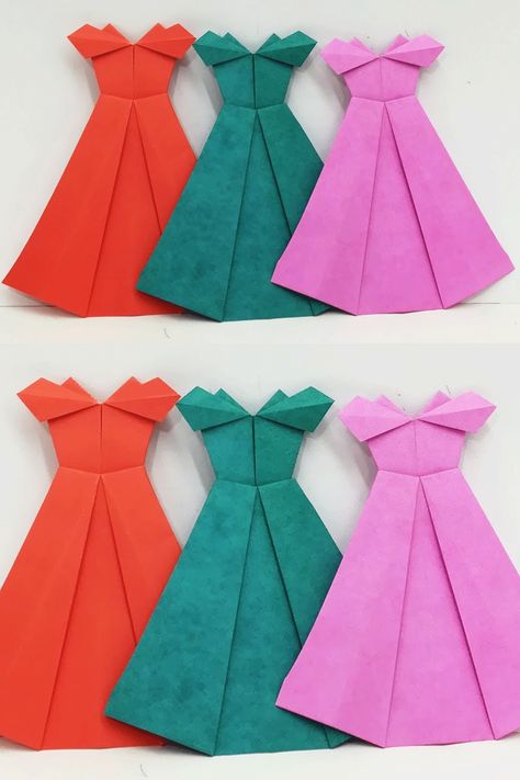 #origami dress fashion haute couture - #easy origami #dress how to make - origami dress #fashion #pattern - easy paper dress - origami dress tutorial how to make - origami dress #design - origami dress tutorial step by step - #art and craft origami - art and #craft origami for #kids - origami art for kids paper crafts easy - easy #money origami dress - origami #dollar bill easy dress - art and crafts for kids origami - origami paper crafts #wall art - #how to make paper #frocks Origami Frock Paper Dresses, Craft From Origami Paper, Origami Dress Tutorial Step By Step, Origami Dollar Bill Easy, Origami Art For Kids, Paper Toys Template Free Printable, Origami Dress Fashion, Paper Dress Fashion, Origami Dress Tutorial