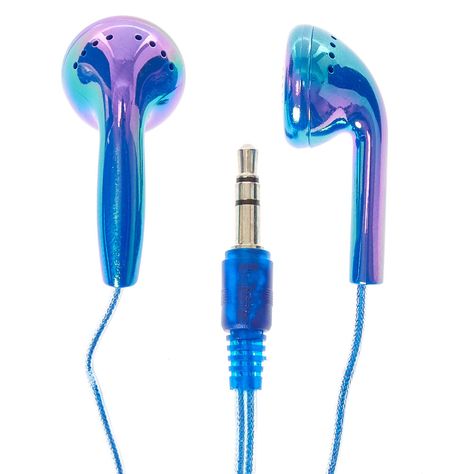 Mermaid gifts: Mermaid earbuds | Claire's Schul Survival Kits, Cute Headphones, Nail Polish Set, Mermaid Gifts, Nail Polish Sets, Earbud Headphones, Phone Case Accessories, Things To Buy, Aqua Blue