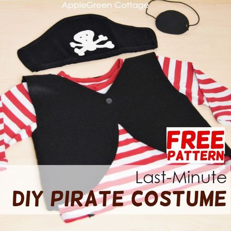 Couture, Easy Pirate Outfit, Pirate Costume Couple, Diy Pirate Costume, Diy Pirate Costume For Kids, Vampire Costume Diy, Boys Pirate Costume, Homemade Pirate Costumes, Pirate Costume Kids