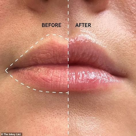 Lip balm or lip filler? Beauty fans are in a frenzy over new £10.99 plumping lip balm that's so popular it sold out on release (the proof is in the before and after photos!) | Daily Mail Online Fuller Lips Naturally, Lip Plumping Balm, The Inkey List, Inkey List, Lip Tints, Plump Lips, Lip Plumping, Best Lip Balm, Lip Contouring