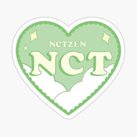 Nct Heart, Nct Logo, Y2k Stickers, Preppy Stickers, Instagram Photo Frame, Pop Posters, Sticker Template, Aesthetic Template, Business Stickers