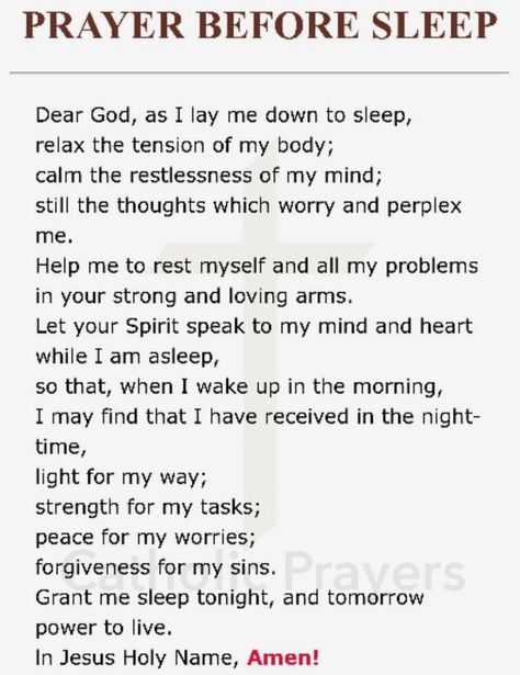 Pray Before Sleep, Prayer Quotes Positive, Prayer Before Sleep, Nighttime Prayer, All Are Welcome Here, Prayer For Guidance, Bedtime Prayer, Everyday Prayers, Evening Prayer