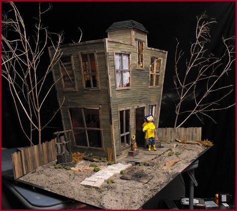 Flickr Animation Set Design, Coraline Set Design, Tim Burton Set Design, Coraline Diorama, Miniature Set Design, Stop Motion Set, Movie Set Design, Clay Animation, Laika Studios