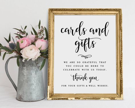 Wedding Card Table Sign, Cards And Gifts Sign Wedding, Wedding Gift Table Signs, Gifts Sign Wedding, Card Table Sign, Gift Table Sign, Cards Sign Wedding, Gift Table Wedding, Cards And Gifts Sign