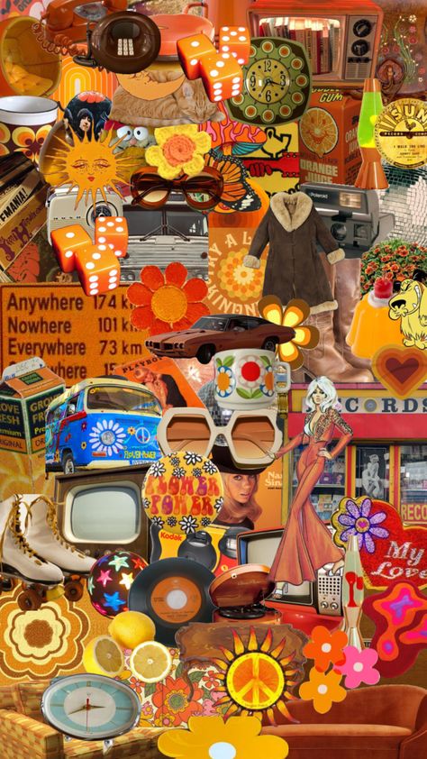 70s collage #70s #70saesthetic #vintage #retro 70s Collage, Retro Wallpapers, 70’s Aesthetic, Retro Humor, Art Tutorials Drawing, Drawing Tutorial, Art Tutorials, Collage Art, Arts And Crafts