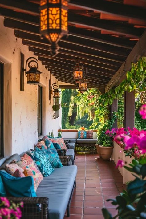 Spanish Style Front Porch Ideas: My Top Picks Spanish Entrance Front Entry, Spanish Style Outdoor Patio Ideas, Spanish Porch Ideas, Front Yard Courtyard Ideas Entrance Spanish Style, Spanish Style Front Porch, Spanish Style Front Yard, Spanish Front Porch, Spanish Style Porch, Spanish Courtyard Ideas