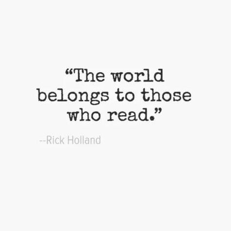 The world belongs to those who read. Reading Quotes, Library Quotes, Quotes Book, Motiverende Quotes, Cărți Harry Potter, Quotes For Book Lovers, I Love Reading, Reading Journal, Book Memes