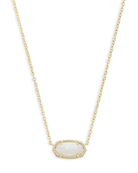 Kendra Scott Necklace Gold And White, White Opal Kendra Scott Necklace, Kendra Scott Collection, Every Jewels Necklaces, Kendra Scott Necklace Aesthetic, Kendra Scott Necklace White, Mass Gifts, 2025 Wishlist, Beautiful Gold Pendants