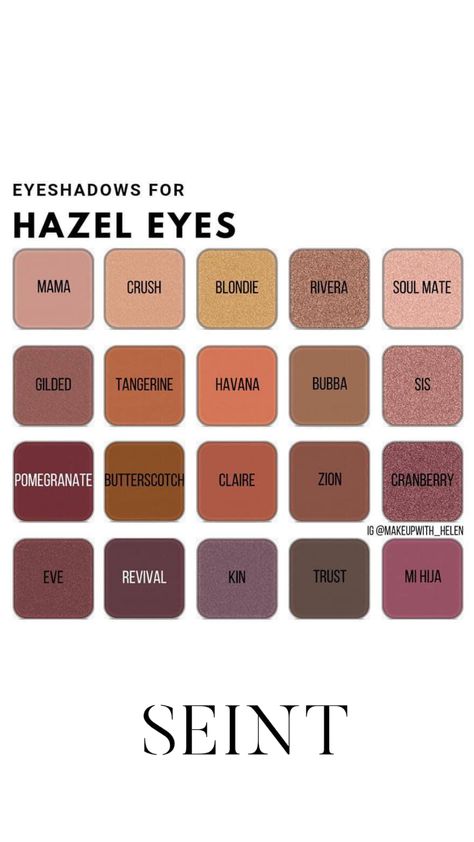 eyeshadows for hazel eyes Eyeshadow To Make Hazel Eyes Pop, Easy Makeup For Hazel Eyes, Brown Eyeliner Hazel Eyes, Makeup Tutorial Hazel Eyes, Simple Eye Makeup For Hazel Eyes, Eyeshadow Palette For Hazel Eyes, Eyeshadow Tutorial Hazel Eyes, Hazel Eyes Eye Makeup, Hazel Eyes Makeup Colors