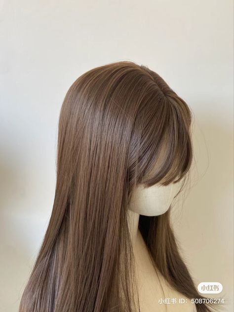 Mouse Brown Hair Color, Brown Hair Hazelnut, Light Brown Hair Solid, Milky Brown Hair Color, Pelo Chocolate Claro, Fawn Brown Hair, Milk Brown Hair Color, Almond Brown Hair, Light Mocha Brown Hair