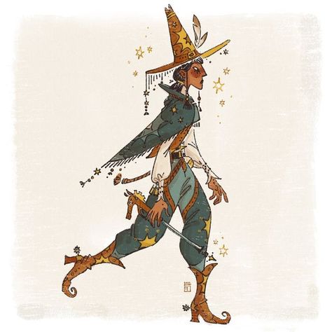 Modern Wizard Character Design, Wizard Art Character Design, Dnd Wizard Art, Wizard Dnd Character Design, Dnd Wizard Character Design, Cowboy Wizard, Wizard Character Art, Dnd Cowboy, Cowboy Witch