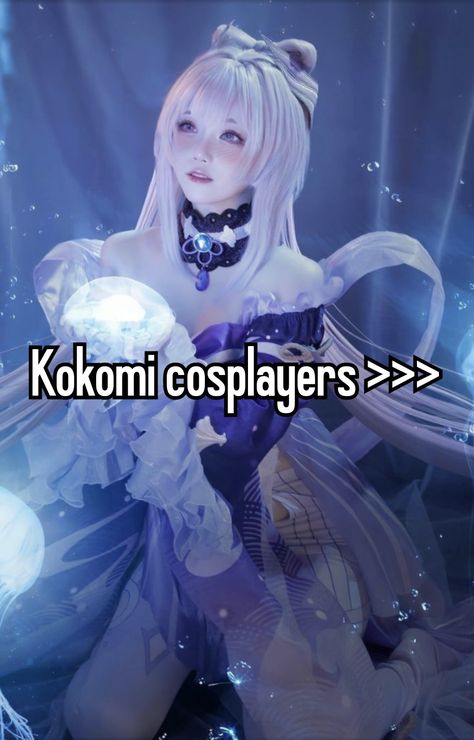 SHE'S SO PRETTY?? #Kokomi #kokomicosplay #kokomiwhisper #kokomiappreciation #genshinimpactwhisper Kokomi Redesign, Kokomi Pfp, Genshin Whispers, Kokomi Sangonomiya, Kokomi Cosplay, Kokomi Icon, Whisper Girls, Silly Whispers, Sangonomiya Kokomi