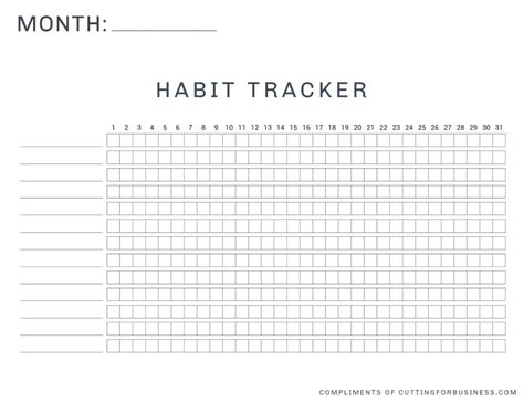 Habit Tracker Template Free Printable, Daily Habit Tracker Printable, Printable Habit Tracker, Daily Printable, 2022 Planner, Habit Tracker Bullet Journal, Tracker Free, Habit Tracker Printable, Life Binder