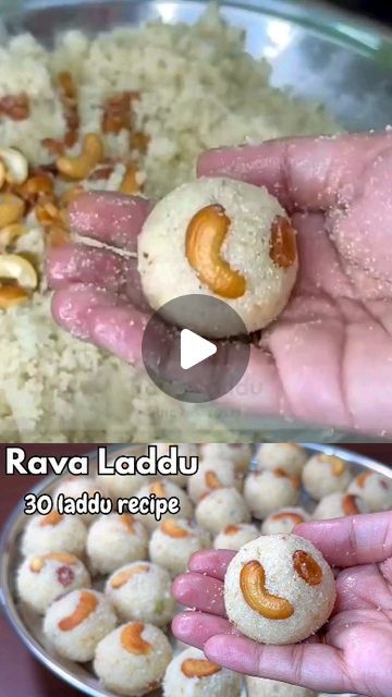 Rawa Ladoo Recipe, Rava Ladoo Recipe, Rava Sweet Recipe, Rava Laddu Recipe, Rava Laddu, Rava Ladoo, Laddu Recipe, Indian Cooking Recipes, Sweet Snacks Recipes