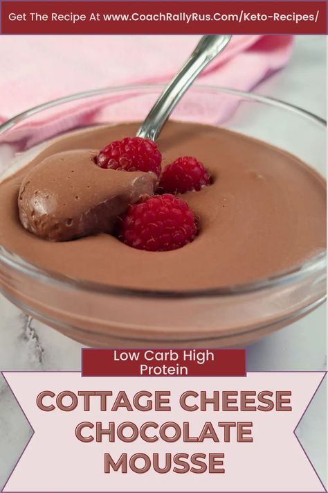 Whipped Cottage Cheese Chocolate Mousse: Keto Pudding Recipe Whipped Cottage Cheese Chocolate, Cottage Cheese Dessert, Cottage Cheese Chocolate, Cottage Cheese Dessert Recipes, Whipped Cottage Cheese, Cottage Cheese Recipes Healthy, Keto Pudding, Cottage Cheese Desserts, Chocolate Pudding Recipes