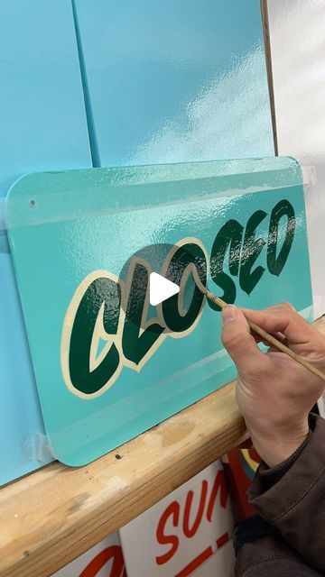 Sign Painting Ideas, Tattoo Sign, Tattoo Signs, Sign Painting, Painting Tattoo, Pinstriping, Fun At Work, Door Sign, Tattoo Shop