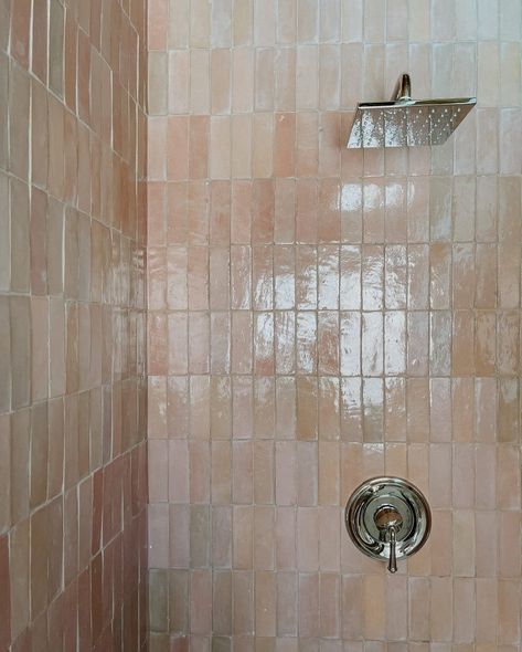 A series of showers we wouldn’t mind washing our hair under 🚿✨🐚 Which one is your favourite? Riad Tile, Best Blush, Little Bathroom, Moroccan Zellige, Zellige Tiles, Zellige Tile, Ensuite Bathroom, Bathroom Inspiration Decor, Upstairs Bathrooms