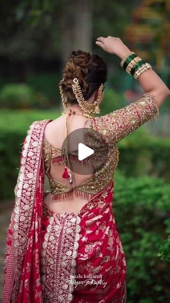 South Indian Hairstyles For Saree, Bridal Sarees For Wedding, Paithani Blouse Designs, Bridal Saree Blouse Designs, South Indian Look, South Indian Wedding Hairstyles, Latest Saree Trends, Trending Saree, Trending Sarees