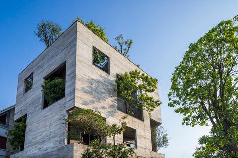 Gallery of Ha Long Villa / VTN Architects - 15 Ha Long, Ha Long Bay, Vtn Architects, Vo Trong Nghia, Green Facade, Concrete Facade, Living Modern, Exposed Concrete, Coastal Cities