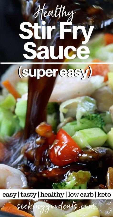 Healthy Stir Fry Sauce, Keto Stir Fry, Stir Fry Recipes Healthy, Stir Fry Sauce Recipe, Low Sugar Diet Recipes, Healthy Stir Fry, Asian Recipe, Low Carb Low Fat Recipes, Pork Stir Fry