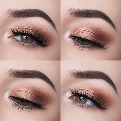 Smokey peach eyes that are perfect for the transition from Summer to Autumn. Peach and orange tones are lovely colours to wear in the Summer months but they work equally as well for Autumn as they com Eyeshadow Basics, Summer Eye Makeup, Mekap Mata, Smink Inspiration, Best Eyeshadow, Makijaż Smokey Eye, Trendy Makeup, Beautiful Eye, Make Up Nails