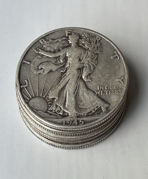 Liberty Walking Half Dollars (1916-1947) for sale | eBay Silver Coins For Sale, Old Coins Value, Coin Organizer, Half Dollar Coin, Old Coins Worth Money, Rare Coins Worth Money, American Coins, Silver Link Chain, Valuable Coins