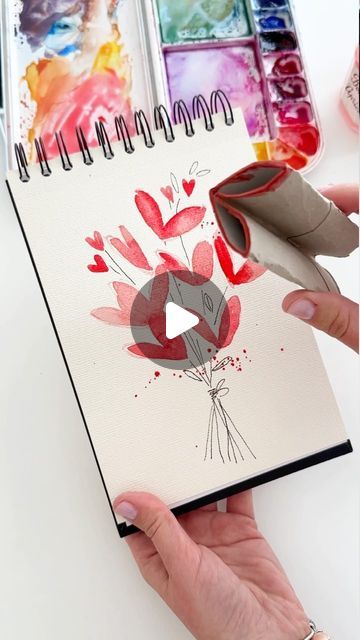 Mom Watercolor Paintings, Watercolour Mothers Day Cards Easy, Mother’s Day Watercolor, Mother’s Day Homemade Cards Watercolor, Water Colour Mother’s Day Card, We Found Love, Watercolor Supplies, Counting Stars, Painting Process