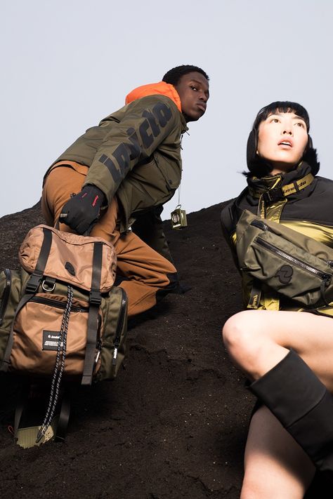 Invicta Unveils Latest FW 22/23 Collection | HYPEBEAST Sports Campaign, Spring Hiking, Outdoor Bag, Fashion Collage, Clothing Photography, Dyeing Techniques, Mood Board Fashion, Studio Shoot, Branding Photos