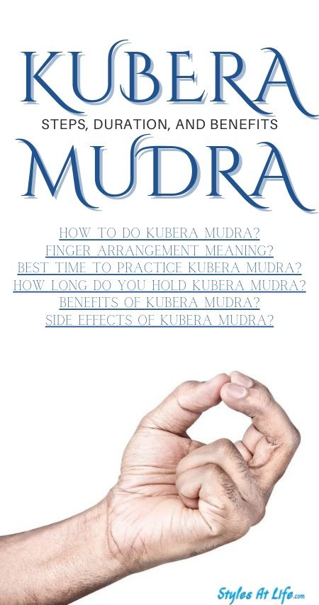 Kubera Mudra for Wealth: Steps, Duration, and Benefits | Styles At Life Mudras To Attract Wealth, Mudra To Attract Money, Kubera Mudra Benefits, Wealth Mudra, Kubera Mudra, Healing Mudras, Mudras Meanings, Neem Benefits, Reflexology Foot Chart