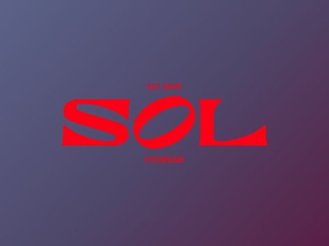 Sol - Eyewear by yaprak Kaynar on Dribbble Sunglasses Logo Design, Eyewear Logo, Glasses Logo, Sunglasses Logo, Glasses Brands, Gg Logo, Sunglasses Brand, Eyewear Brand, Logo Mark