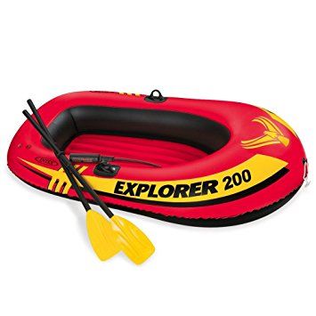 Intex Explorer 200 Boat Set Best Pontoon Boats, Inflatable Rafts, River Float, Inflatable Float, Swimming Pool Accessories, Kayak Accessories, Inflatable Boat, Boat Race, Inflatable Pool