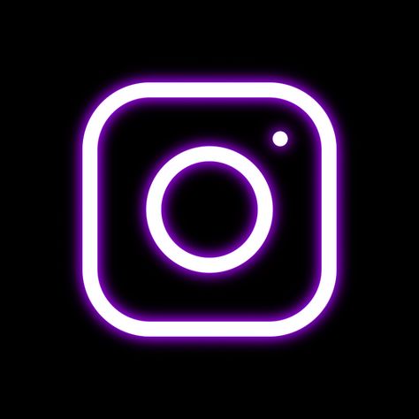 Neon Purple Instagram Icon, Instagram Neon Icon, Neon Phone Icon, Instagram Icon Purple, Purple Instagram Icon, Spiderman Widgets, Neon Widgets, Icon Homescreen, Neon Instagram