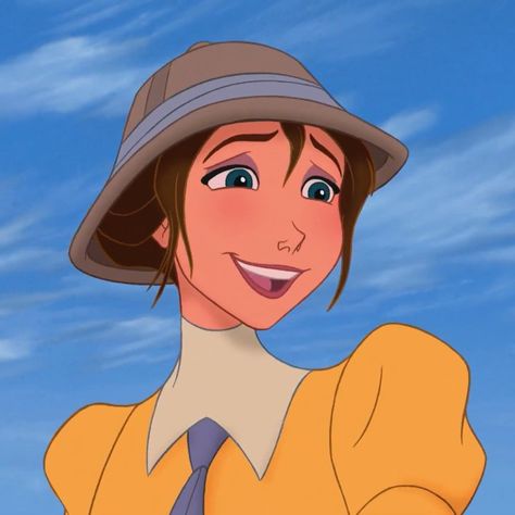 Disney Jane Porter, Tarzan Cartoon, African Cartoon, Jane From Tarzan, Tarzan Characters, Jane Tarzan, Disney Jane, Cartoon Crushes, Tarzan Disney