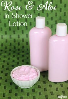 In Shower Lotion Diy, Diy In Shower Body Lotion, Diy Body Conditioner, Diy Lotions, Homemade Lotions, Shower Lotion, Soap Queen, Lotion Recipe, Diy Rose