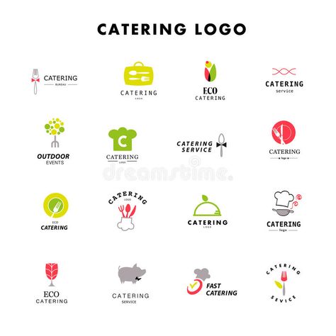 Vector template of catering company logo. royalty free illustration Logos, Catering Company Logo, Catering Logo, Outdoor Catering, Restaurant Service, Logo Design Collection, Catering Company, Catering Food, Catering Companies