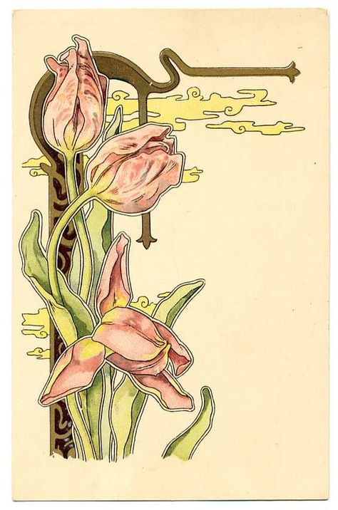 1000+ ideas about Art Nouveau Flowers on Pinterest | Art Nouveau ... Fiori Art Deco, Fleurs Art Nouveau, Architecture Art Nouveau, Nouveau Flowers, Art Nouveau Tattoo, Motifs Art Nouveau, Nouveau Tattoo, Illustration Art Nouveau, Art Geek