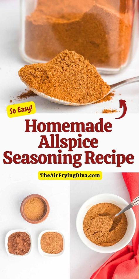 Homemade Allspice Blend Recipe, How To Make All Spice Recipe, Diy Allspice Seasoning, Homemade All Spice, How To Make All Spice, Allspice Recipe Homemade, Homemade Allspice Recipe, Season All Recipe Homemade, All Spice Recipe Homemade, Spice Recipes Homemade