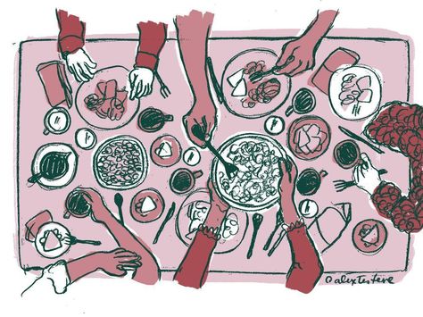 refugee dinner table illustration Dining Table Illustration Art, Table Of Food Illustration, Dinner Table Illustration Art, Food On Table Illustration, Table Food Illustration, Dinner Drawing Illustration, Fine Dining Illustration, Dinner Illustration Table, Food On Table Drawing