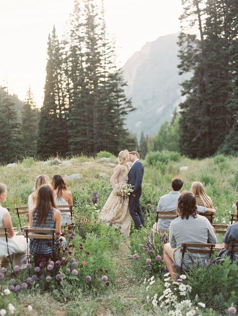 Utah Mountains - Destination Wedding Photography - D'Arcy Benincosa Nature, Destination Wedding Flowers, Nature Wedding Dress, Wisteria Wedding, Pagan Wedding, Utah Bride, Silk Flowers Wedding, Bride Photography, Romantic Bride