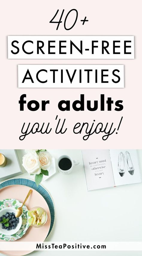 Free Activities For Adults, Indoor Activities For Adults, Relaxing Things To Do, How To Live Life, Free Time Activities, Fun Indoor Activities, Wellness Activities, Screen Free Activities, Week Challenge