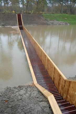 Moses Bridge, Architecture Cool, Walk On Water, Landscape Designs, Pedestrian Bridge, Design Layout, Amazing Architecture, Yard Landscaping, Front Yard Landscaping