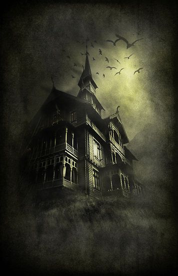 Haunted Places, Freddy Krueger, Scary Houses, Creepy Houses, Spooky Places, Spooky House, Halloween Images, Halloween Haunted Houses, Halloween Pictures