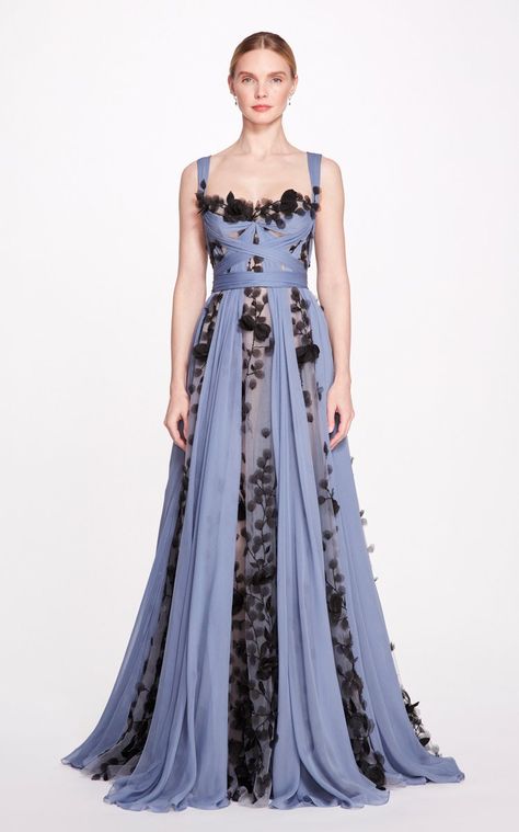 Marchesa Gowns 2023, Marchesa 2023, Fairytale Clothes, Marchesa Couture, Marchesa Fashion, Marchesa Gowns, Marchesa Dress, Marchesa Spring, Glamorous Dress