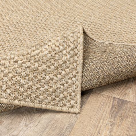 Kelly Clarkson Home Barksdale Indoor / Outdoor Area Rug in Sand & Reviews | Wayfair Kelly Clarkson Home, Patio Rug, Wicker Sofa, Patio Rugs, Kelly Clarkson, Rugs Size, Brown Area Rugs, Outdoor Area Rug, Basket Weave