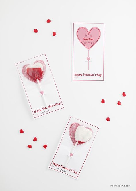 I’m a sucker for you free printable Valentine Valentine's Printables, Diy Craft Ideas For Kids, Valentines Day Cards Diy, Simple Valentines, Printable Valentines, Valentine's Day Printables, Printable Valentine, Valentines Printables Free, Valentine Tags